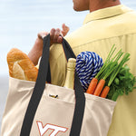 Virginia Tech Canvas Tote Bag VT Hokies Classic Tote