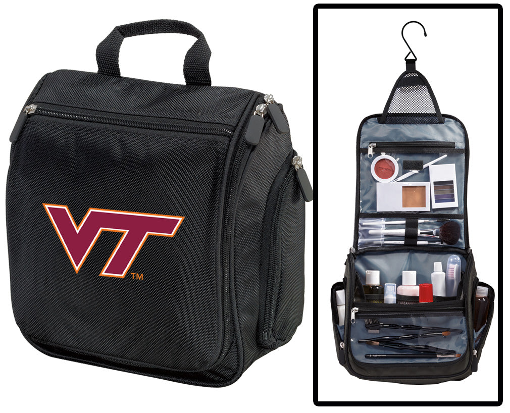 Virginia Tech Toiletry Bag or Mens VT Hokies Travel Shaving Kit