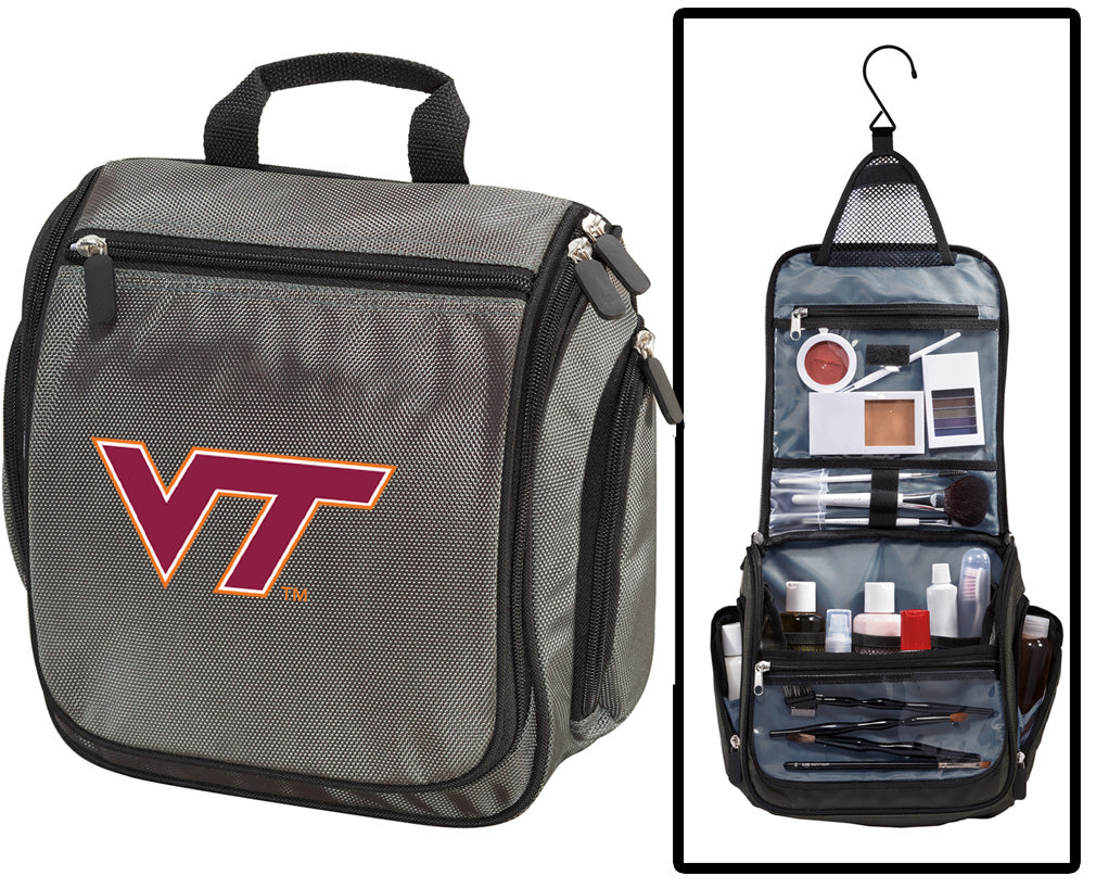 Virginia Tech Toiletry Bag or Mens VT Hokies Travel Shaving Kit