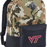 Virginia Tech Camo Backpack VT Hokies Medium Classic Style Backpack