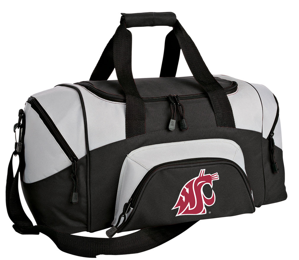 Washington State Small Duffel Bag WSU Cougars Carryon Suitcase or Gym Bag