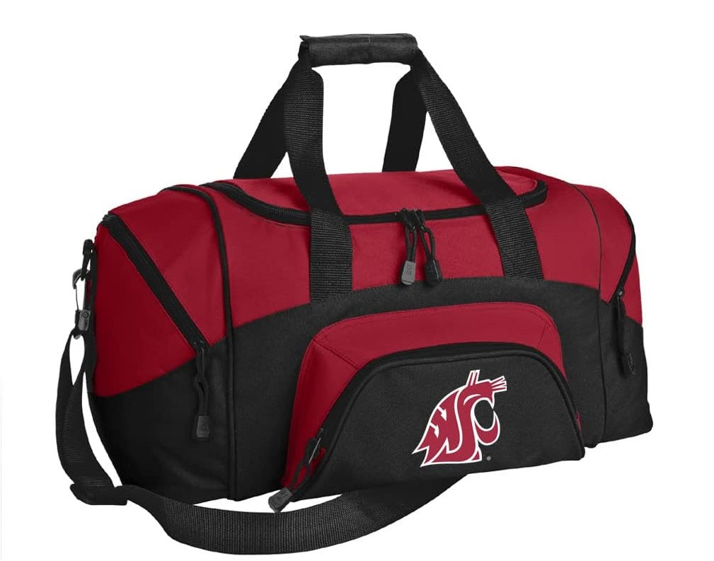 Washington State Small Duffel Bag WSU Cougars Carryon Suitcase or Gym Bag