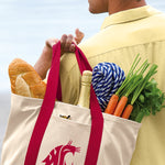 Washington State Canvas Tote Bag WSU Cougars Classic Tote