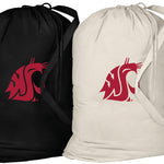 Washington State Laundry Bags 2 PC Set WSU Cougars Clothes Bags