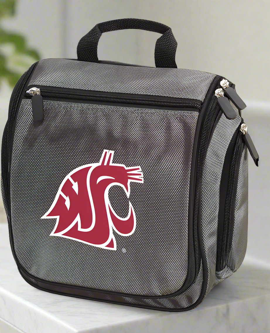 Washington State University Toiletry Bag or Mens WSU Cougars Travel Shaving Kit