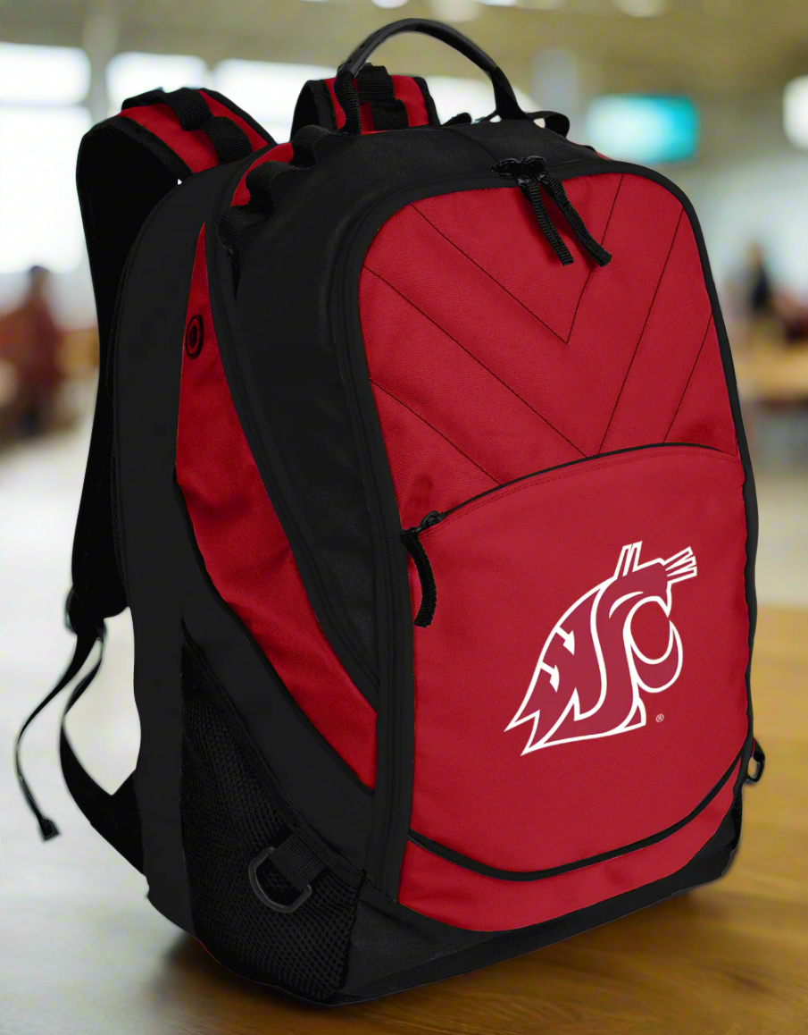 Washington State Backpack WSU Cougars Laptop Computer Backpack