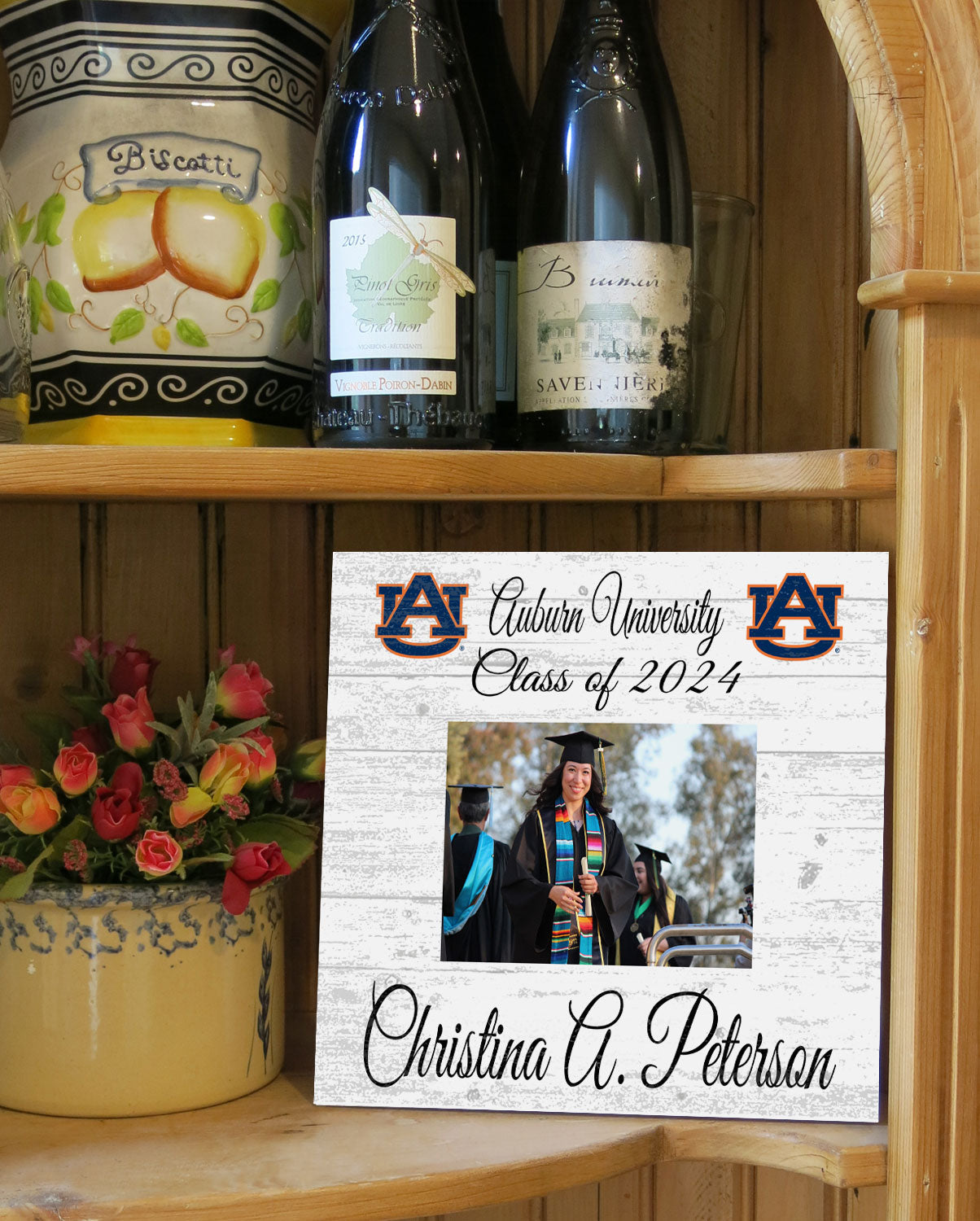 Auburn Frame with Printed Photo - Auburn Tigers Class Year Frame or Graduation Gift