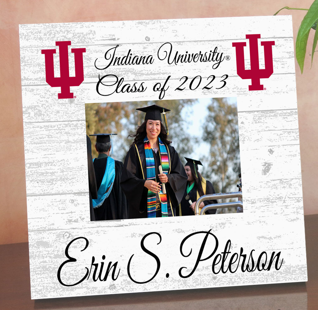 Indiana University IU Custom Photo Sign Printed Frame