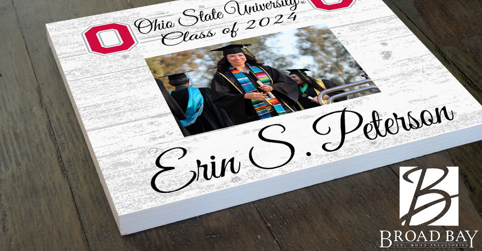 Ohio State Frame with Printed Photo - OSU Class Year Frame or Graduation Gift