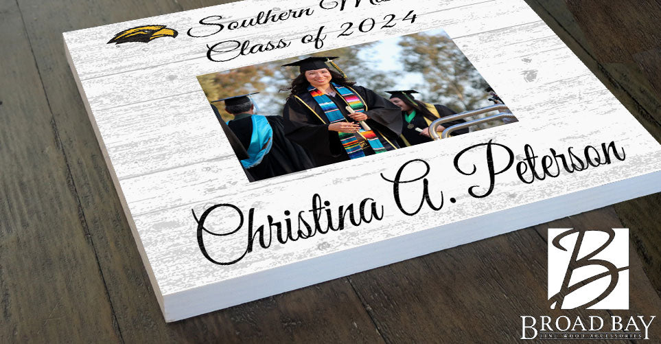 Southern Miss Frame with Printed Photo Graduation Class Frame Alternative