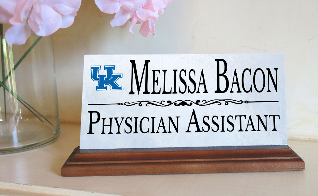 University of Kentucky Desk Name Plate 