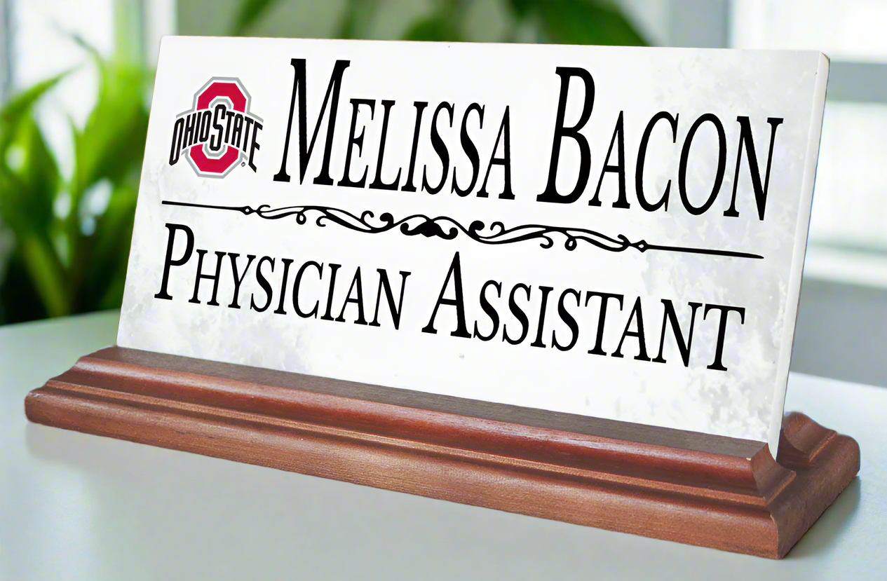 Ohio State Office Nameplate for Desk