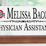 Ohio State University Desk Nameplate