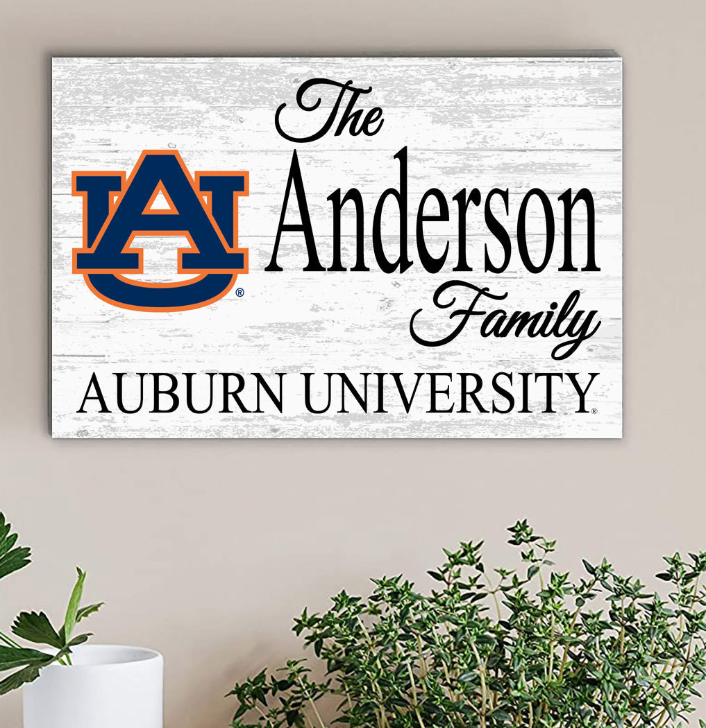 Auburn University Personalized Sign for Fans, Graduation, or Alumni