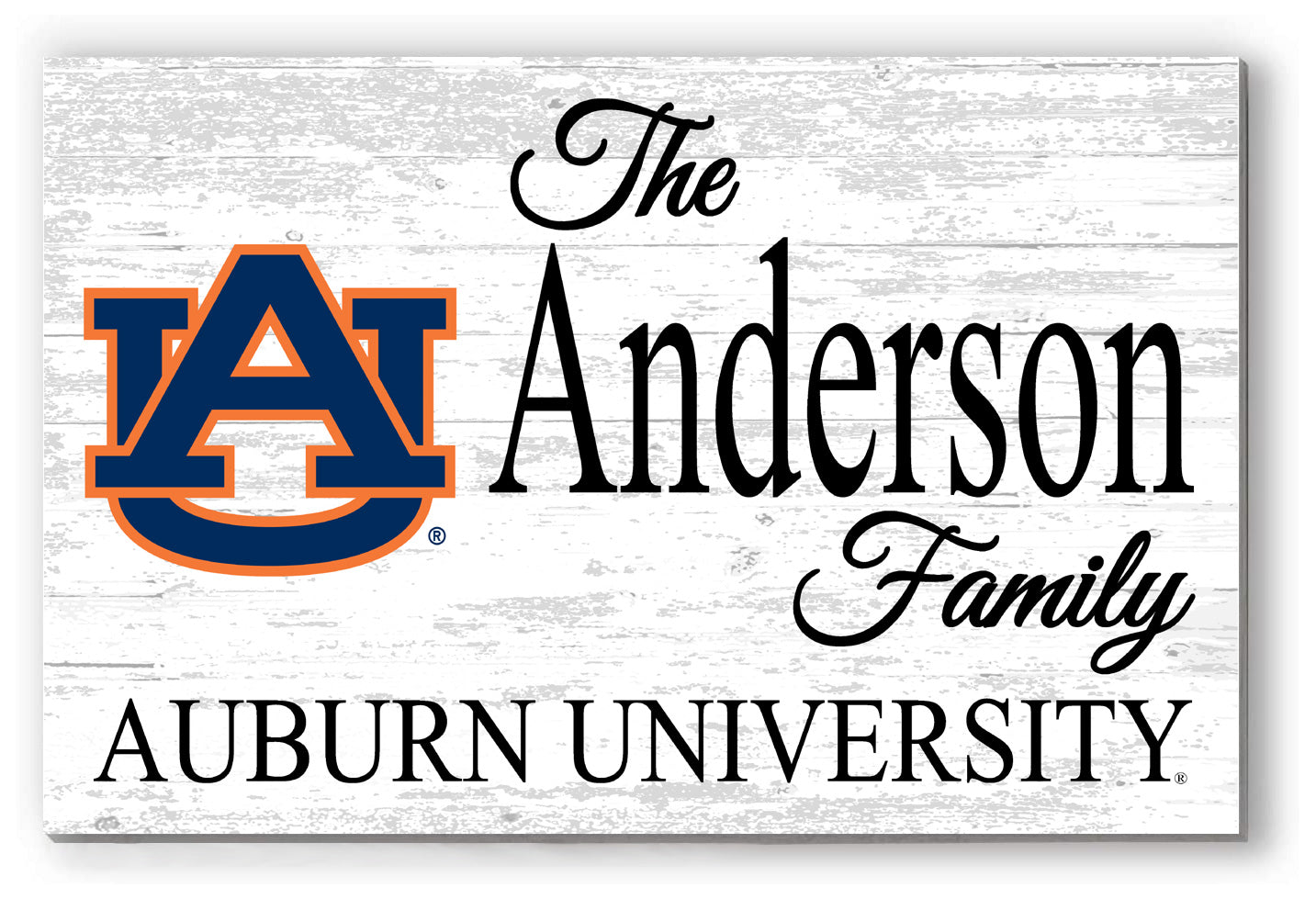 Auburn University Family Sign