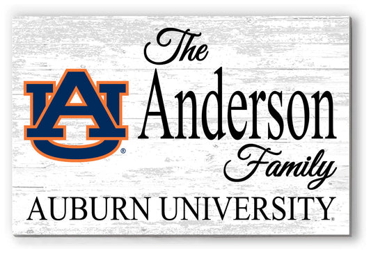 Auburn University Family Sign