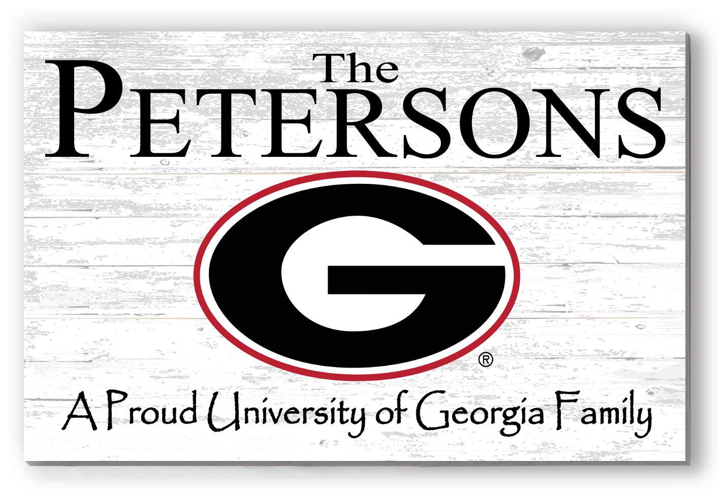 Proud University of Georgia Family Sign for Georgia Fans, or University of Georgia Alumni