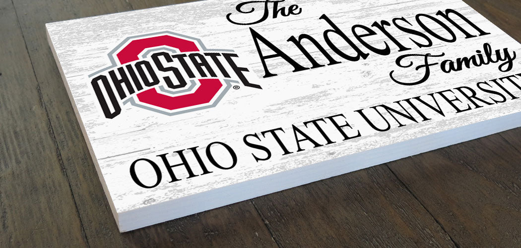 Ohio State Family Sign