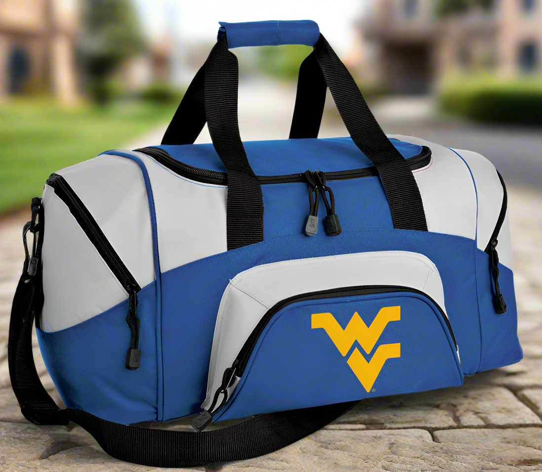 West Virginia Small Duffel Bag WVU Carryon Suitcase or Gym Bag