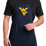 West Virginia Large Apron WVU Apron - Adjustable with Pockets