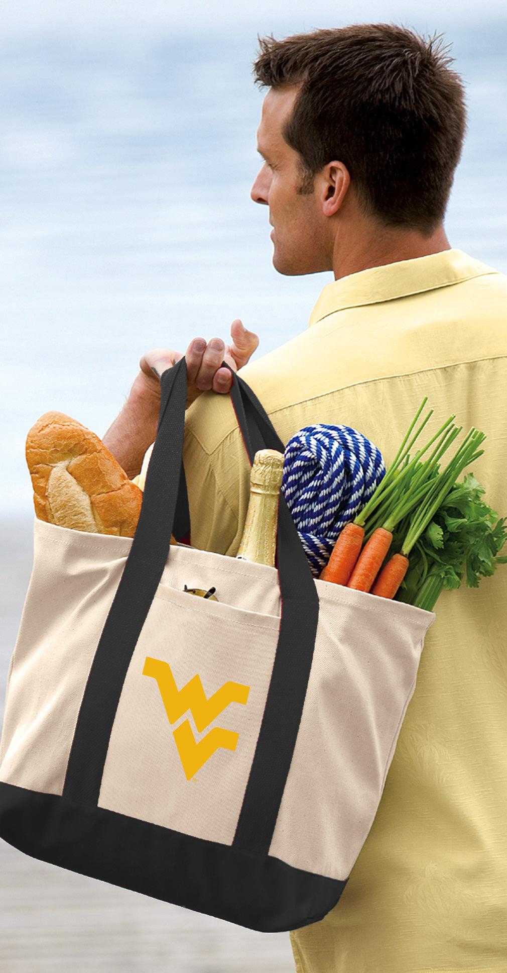 West Virginia Canvas Tote Bag WVU Classic Tote