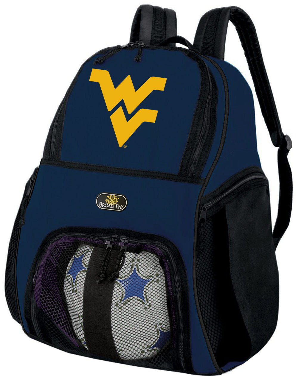 West Virginia Soccer Ball Backpack or WVU Volleyball Sports Gear Bag