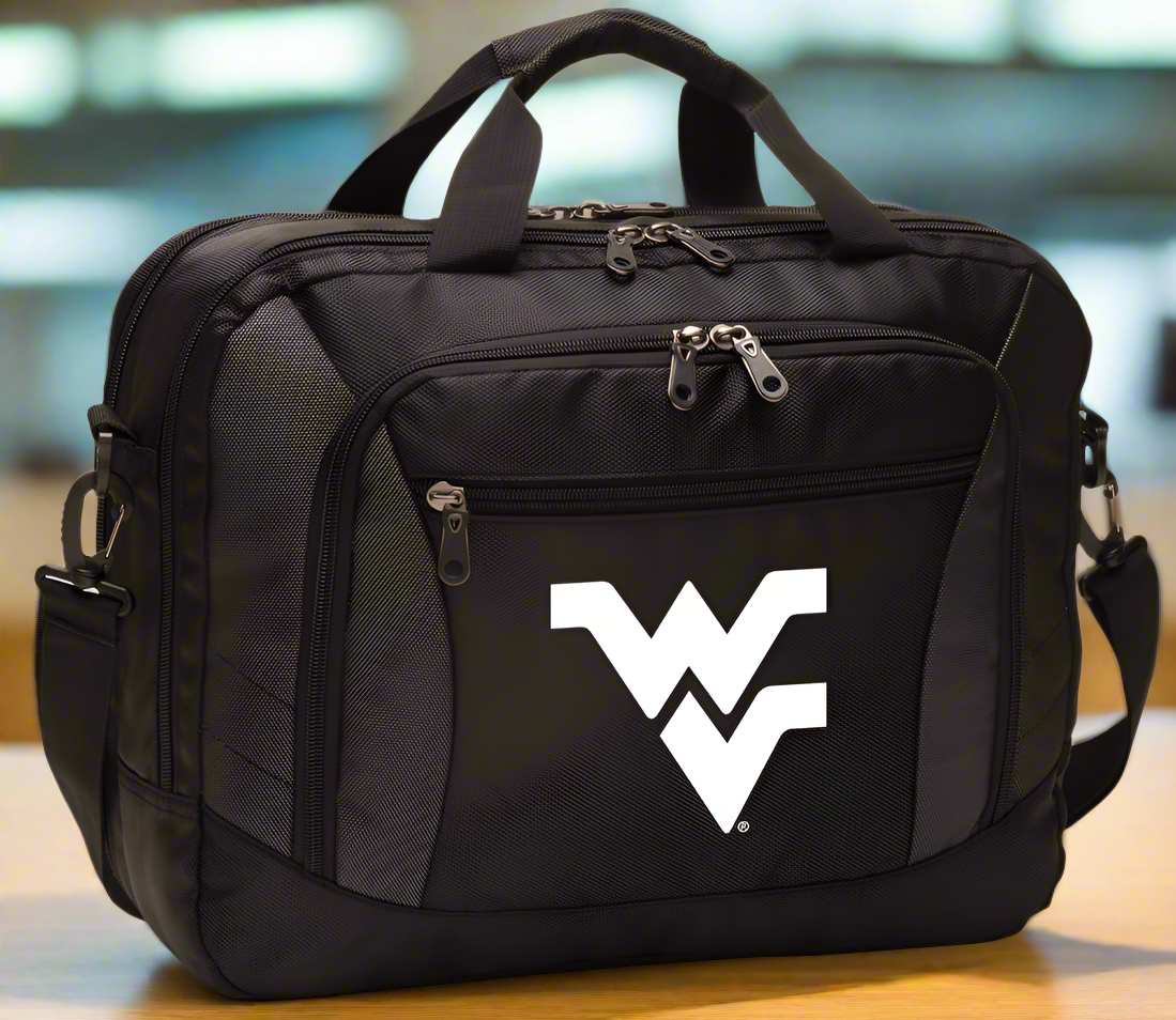 West Virginia Laptop Messenger Bag WVU Computer Bag